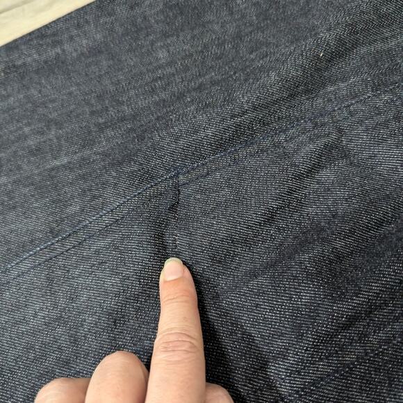 J. Crew Denim skirt dark blue size 4 - Picture 8 of 9